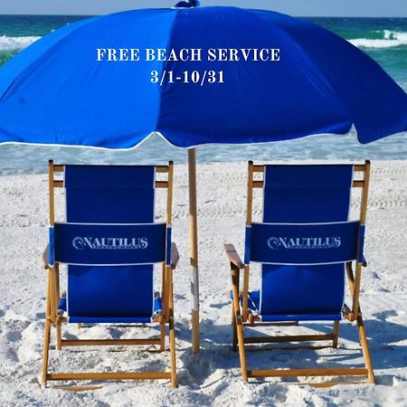 Nautilus 1201 - Gulf Front 2 Bedroom Huge Wrap Around Balcony 2Nd Floor! Fort Walton Beach Exterior foto