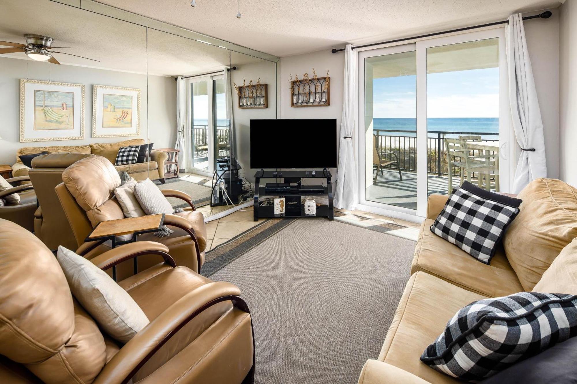 Nautilus 1201 - Gulf Front 2 Bedroom Huge Wrap Around Balcony 2Nd Floor! Fort Walton Beach Exterior foto